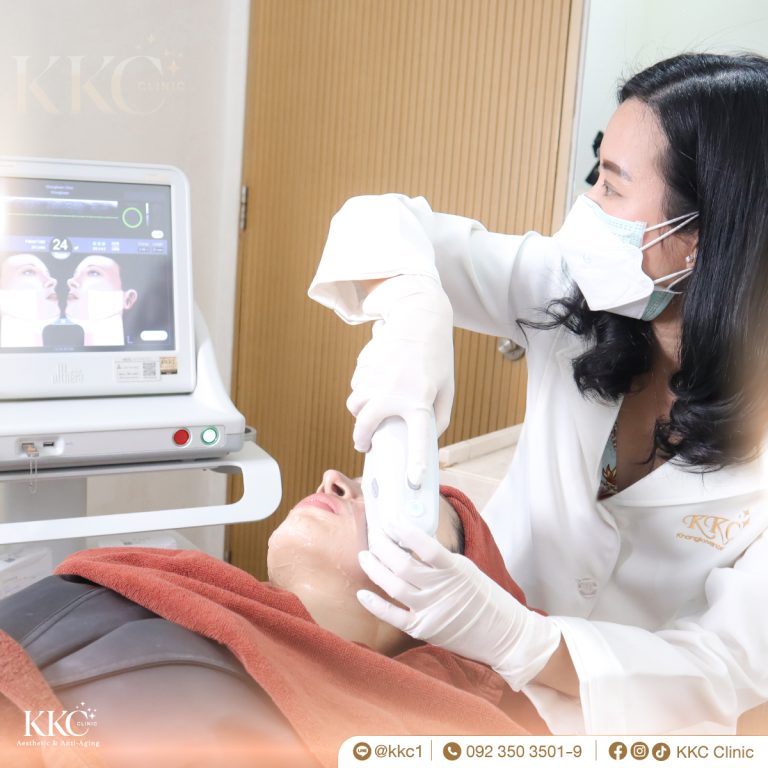 Ultherapy treatment being used at KKC Clinic