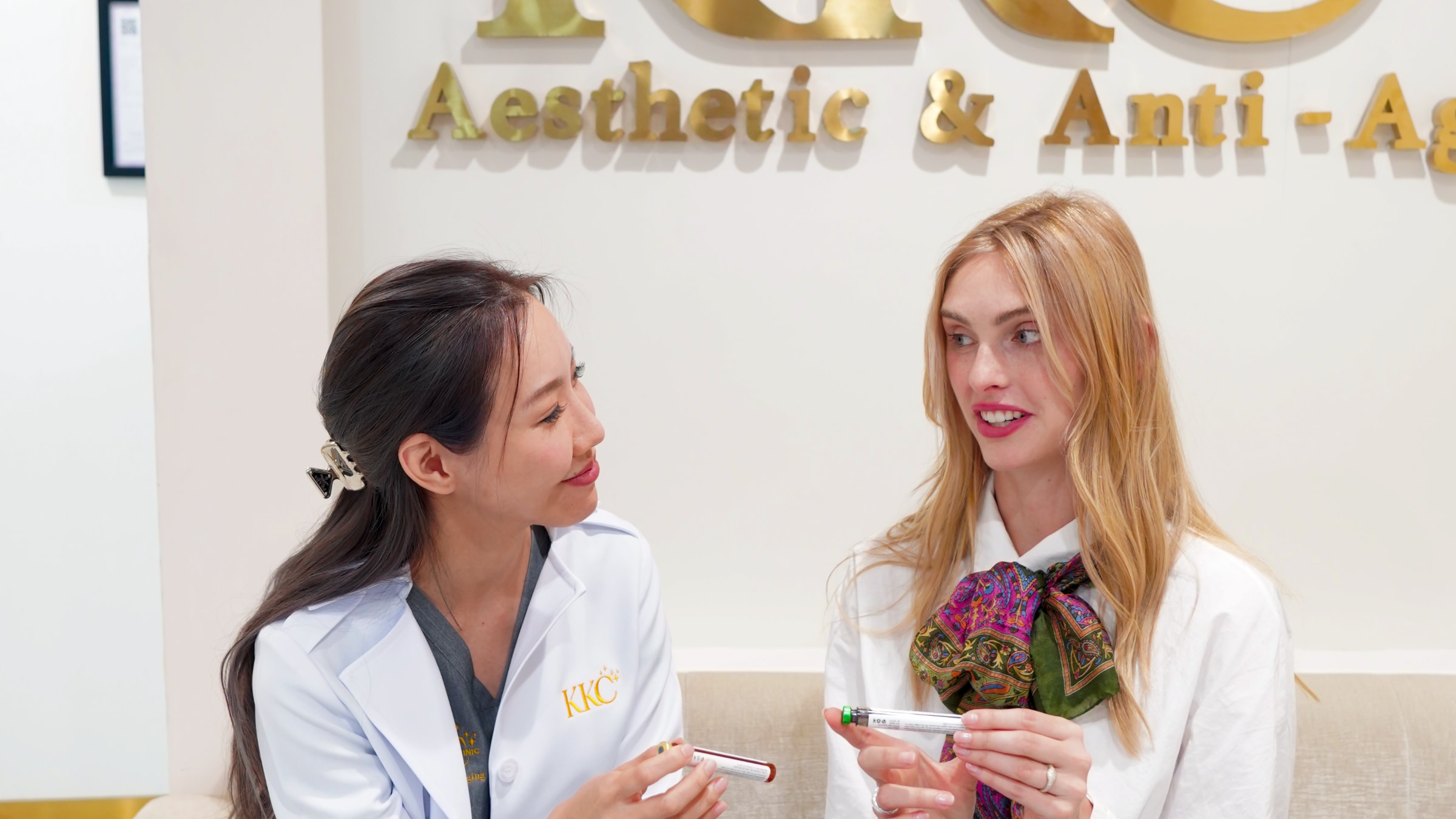 A Hydrafacial consultation at KKC Clinic